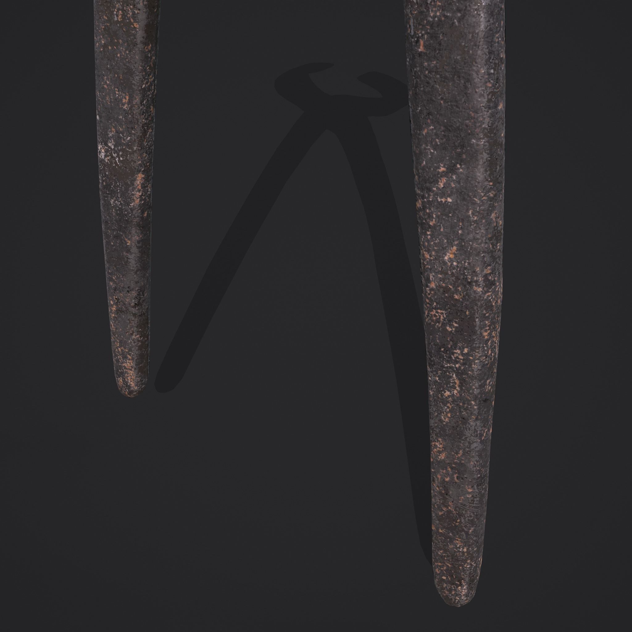 Tongs pliers Low-poly 3D model_18