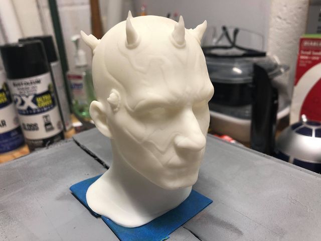 Darth Maul head full size for 3d print 3D model_6