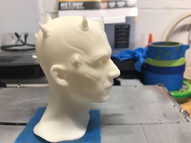 Darth Maul head full size for 3d print 3D model_7