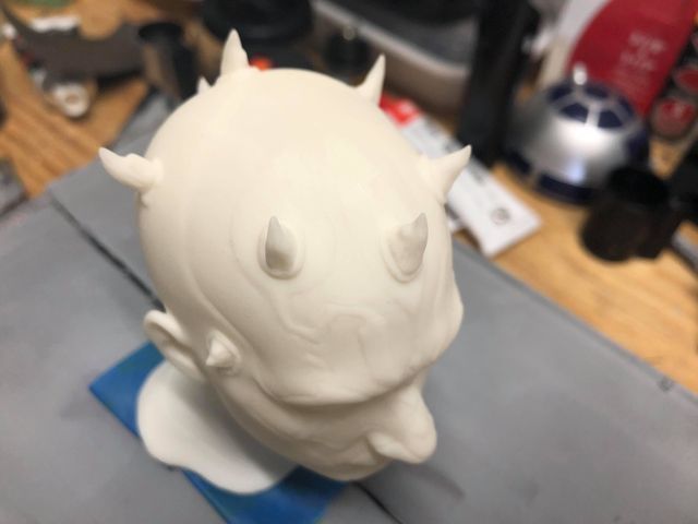 Darth Maul head full size for 3d print 3D model_8