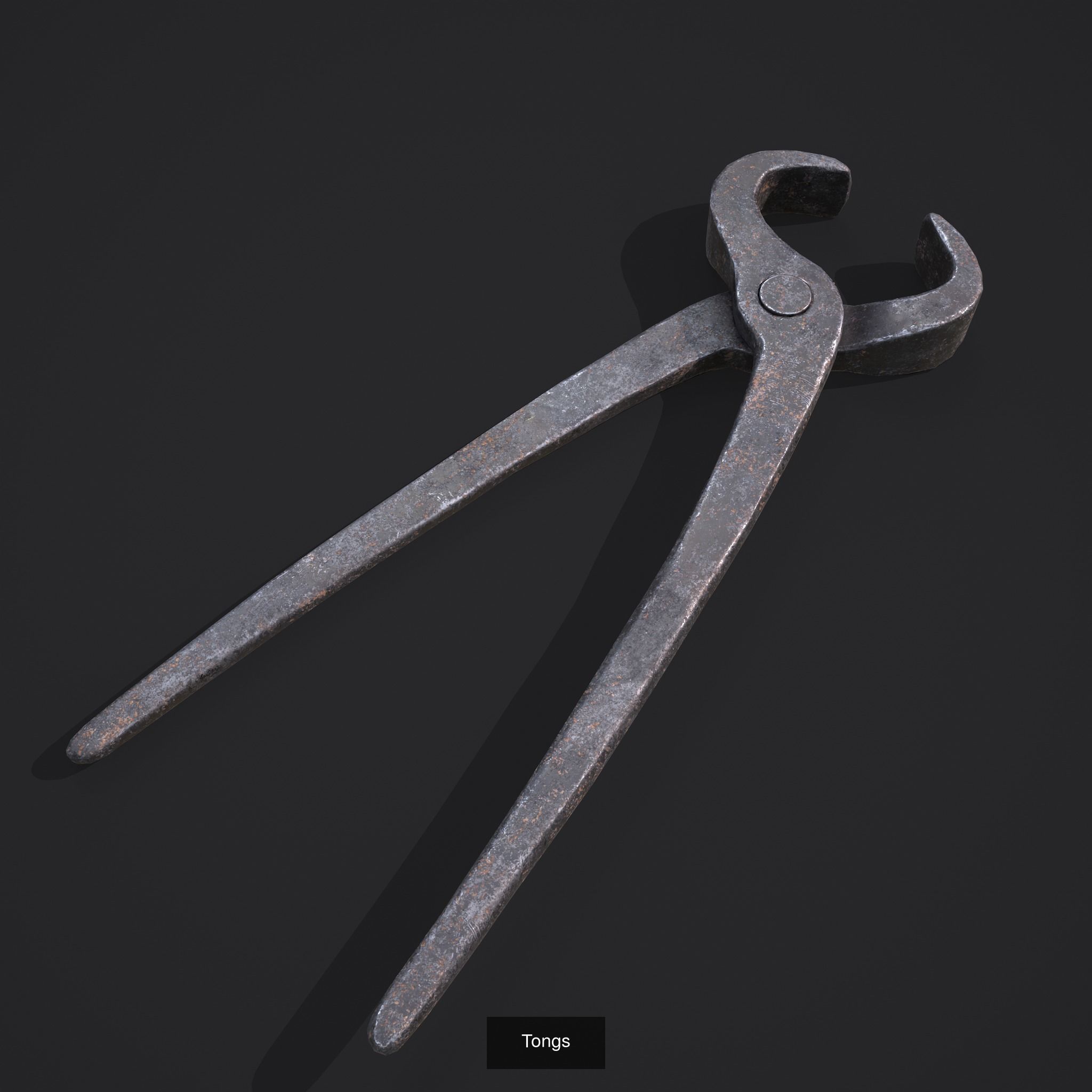 Medieval Carpentry Tools 3D Model Collection_11