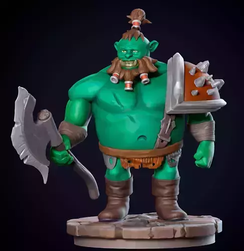 Orc Character 3D 3D print model