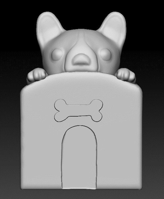 planter dog house - STL for 3D printing 3D print model_5