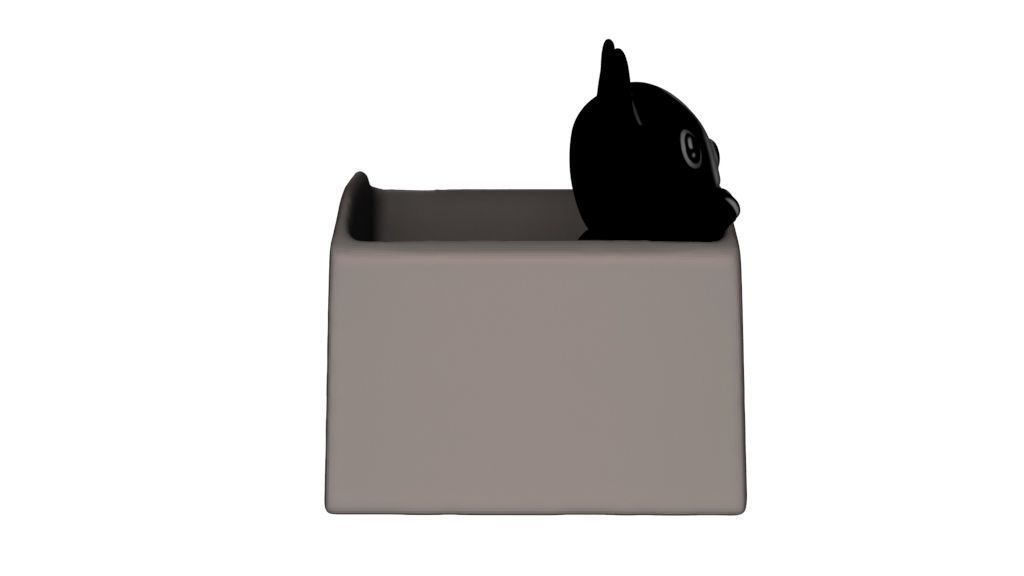 planter dog house - STL for 3D printing 3D print model_3