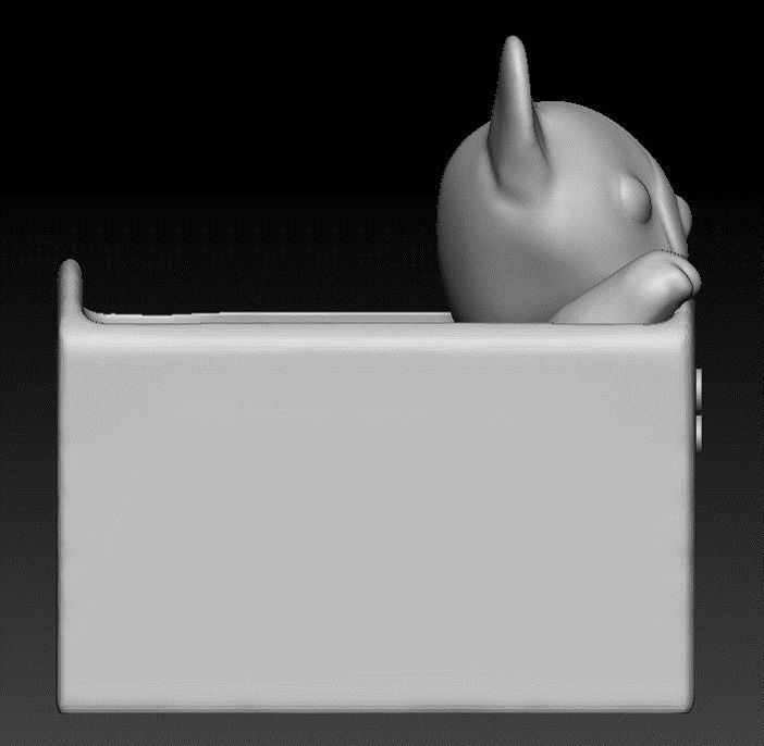 planter dog house - STL for 3D printing 3D print model_8