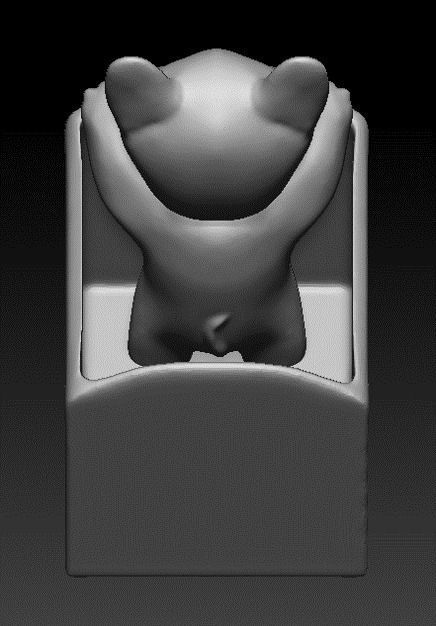 planter dog house - STL for 3D printing 3D print model_9