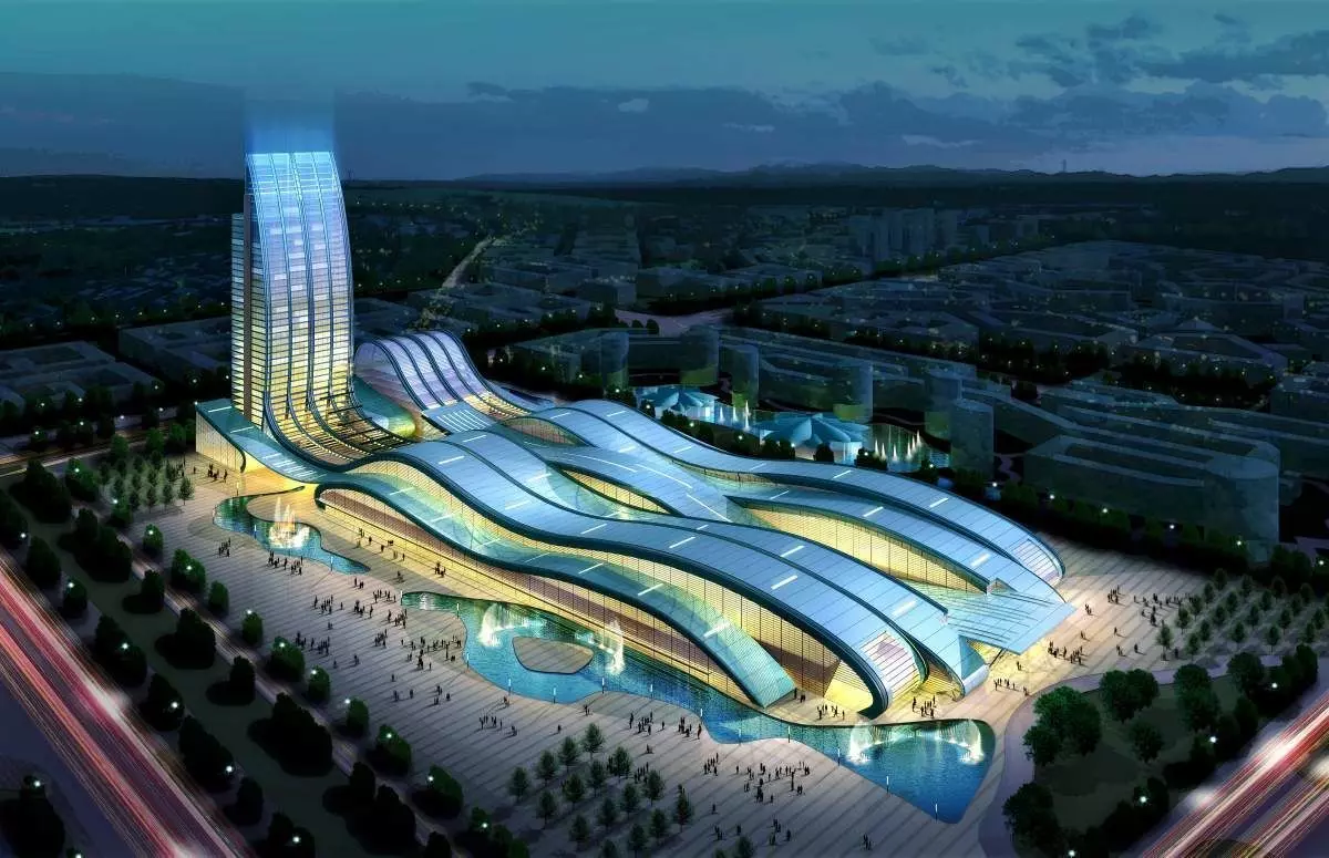 modern architecture 3D model_0