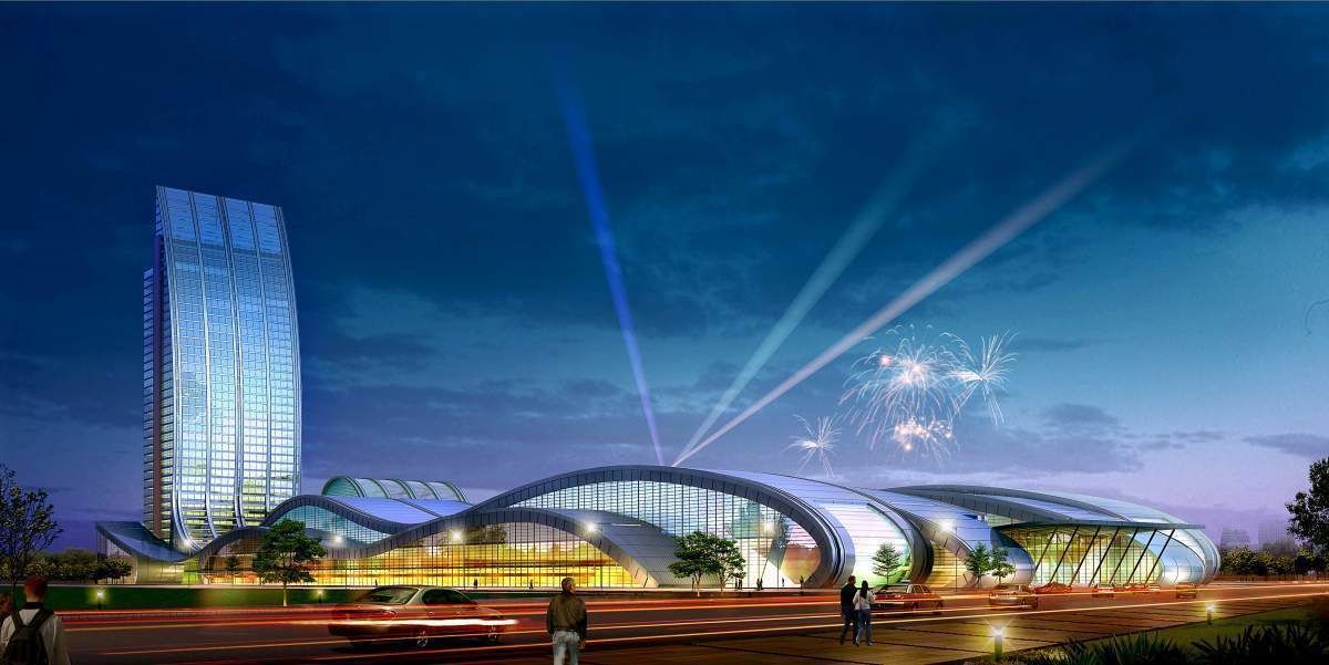 modern architecture 3D model_1