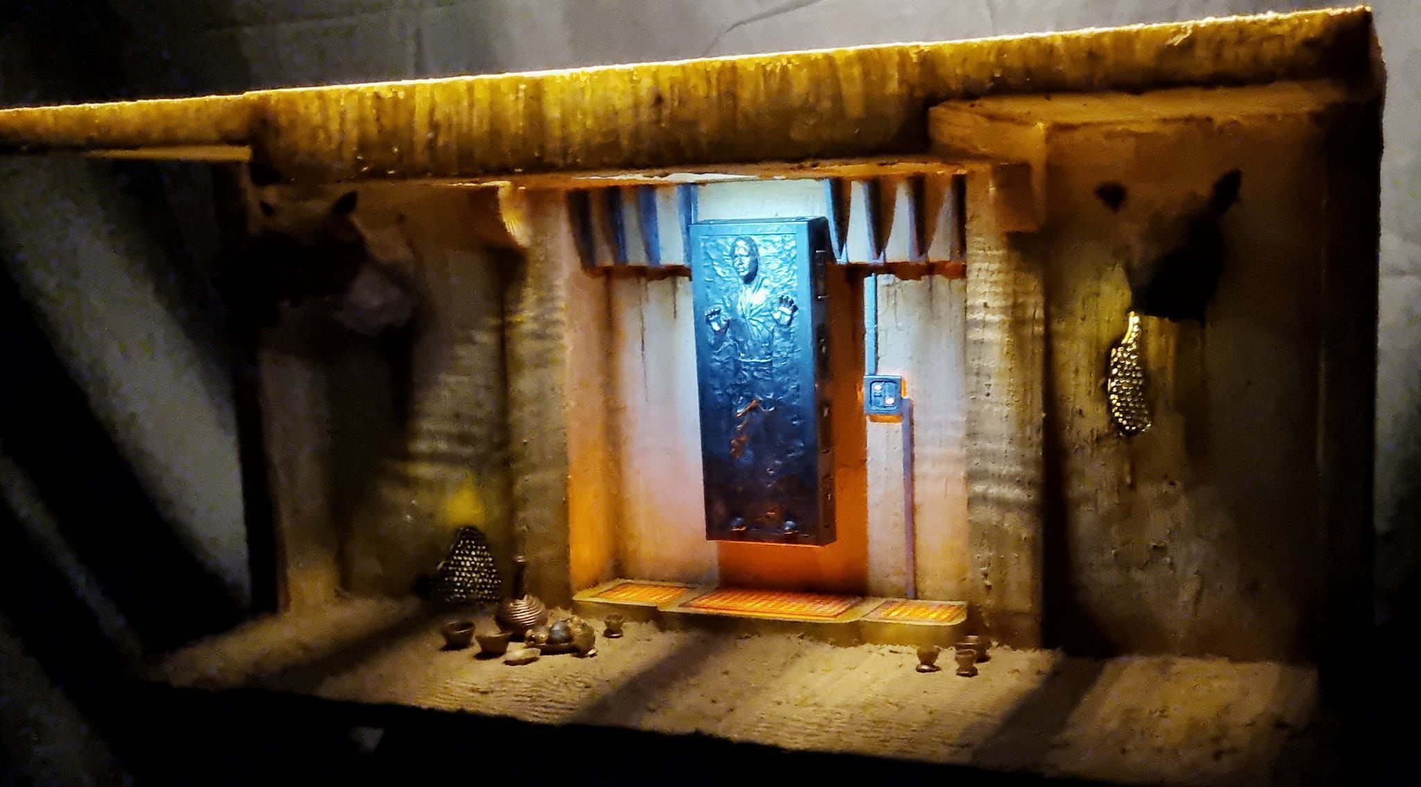 Jabbas Throne Room - Set 5 - Trophy Room 1-18 scale Kenner 3D print model_70