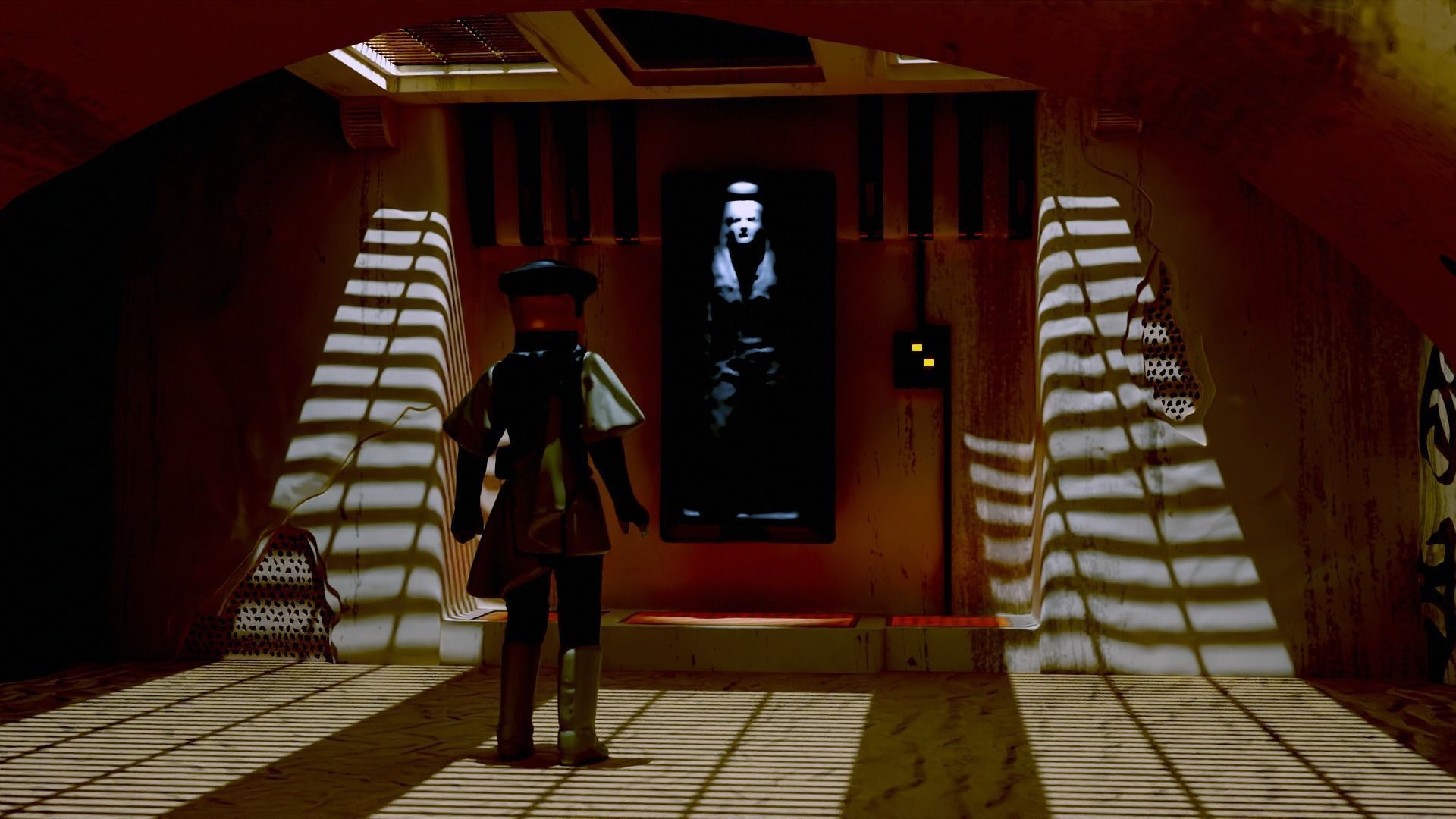 Jabbas Throne Room - Set 5 - Trophy Room 1-18 scale Kenner 3D print model_2