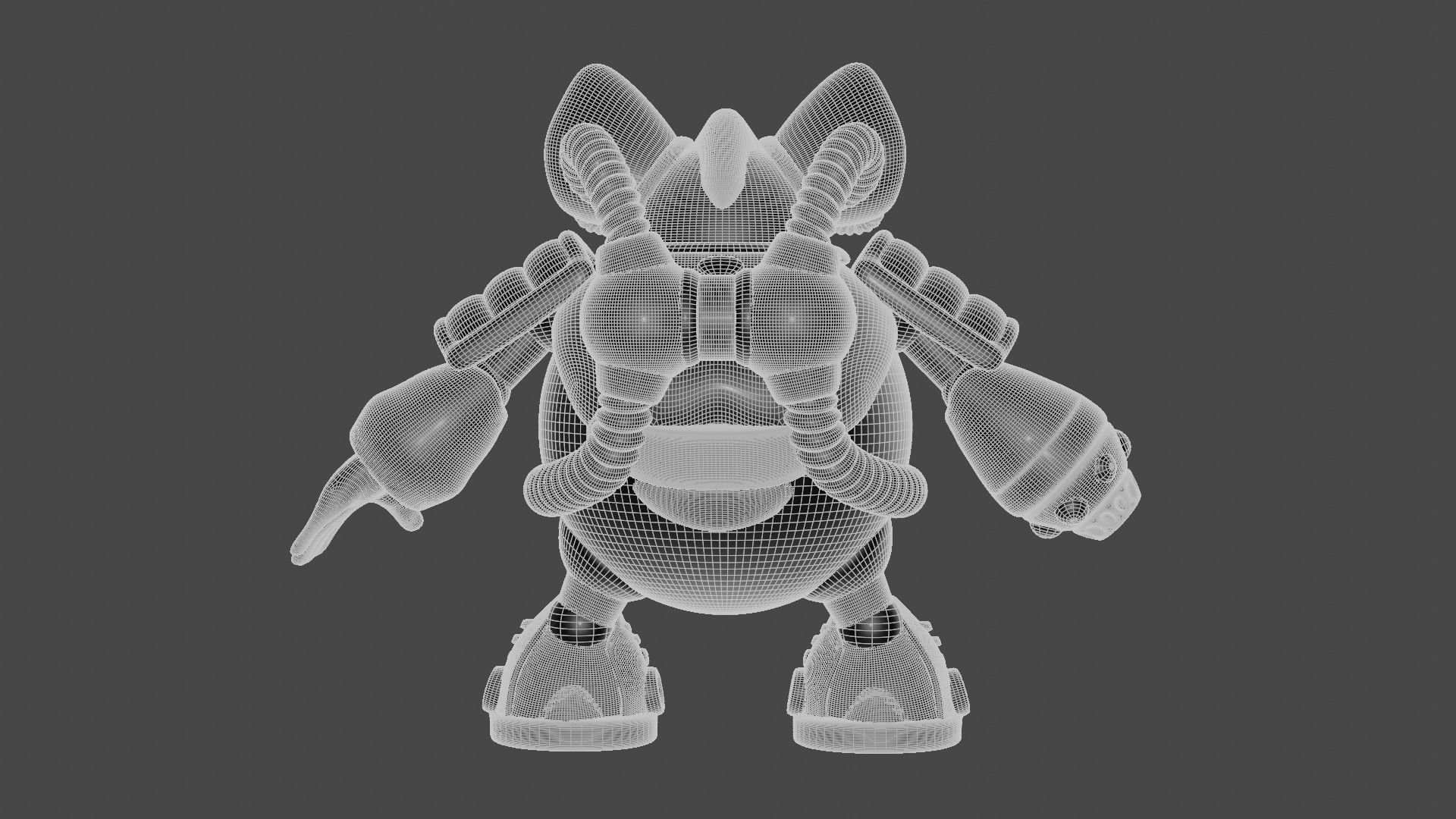 Flame Mammoth 3D model_10