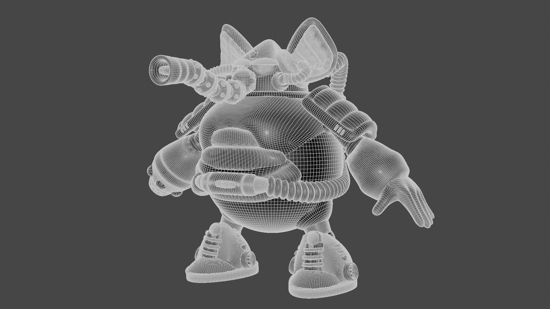 Flame Mammoth 3D model_11