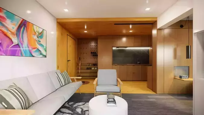 Sketchup Interior Design 2 Enscape 3 Rendering