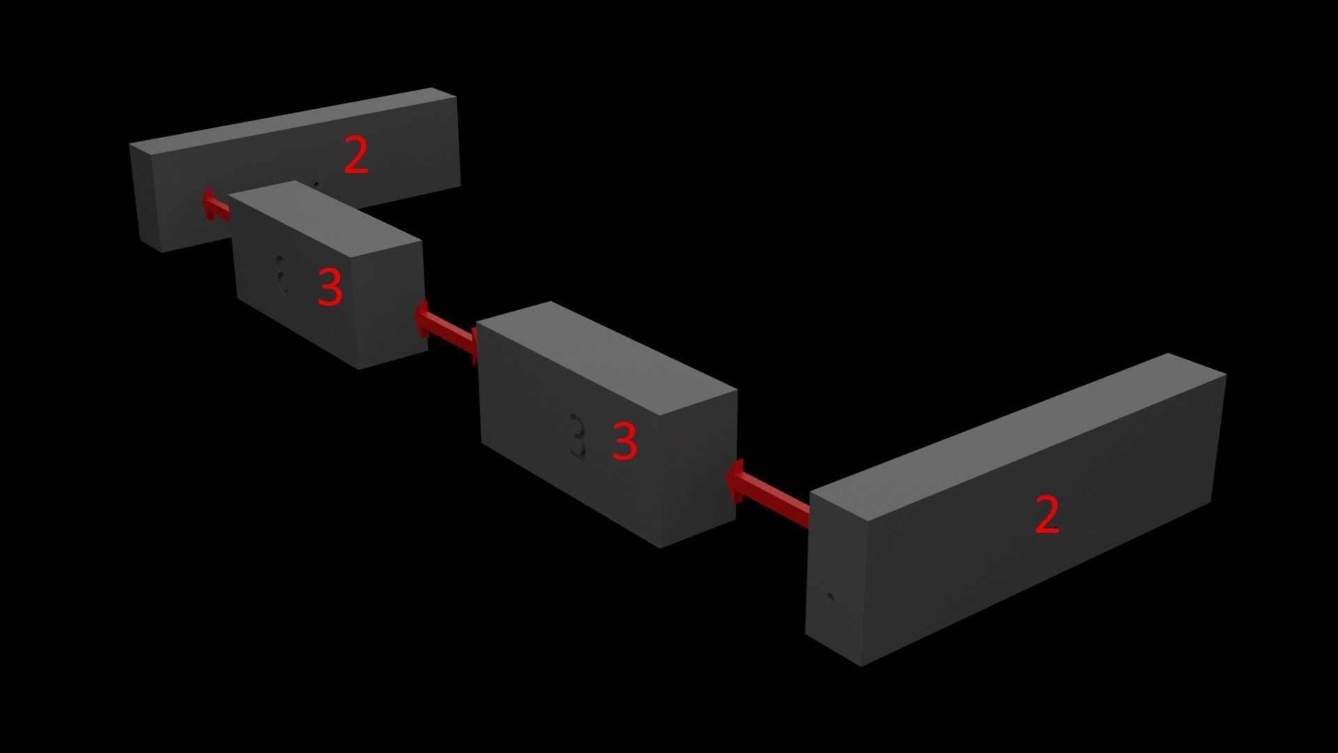 Jabbas Throne Room - Set 5 - Trophy Room 1-6 scale Hottoys 3D print model_34