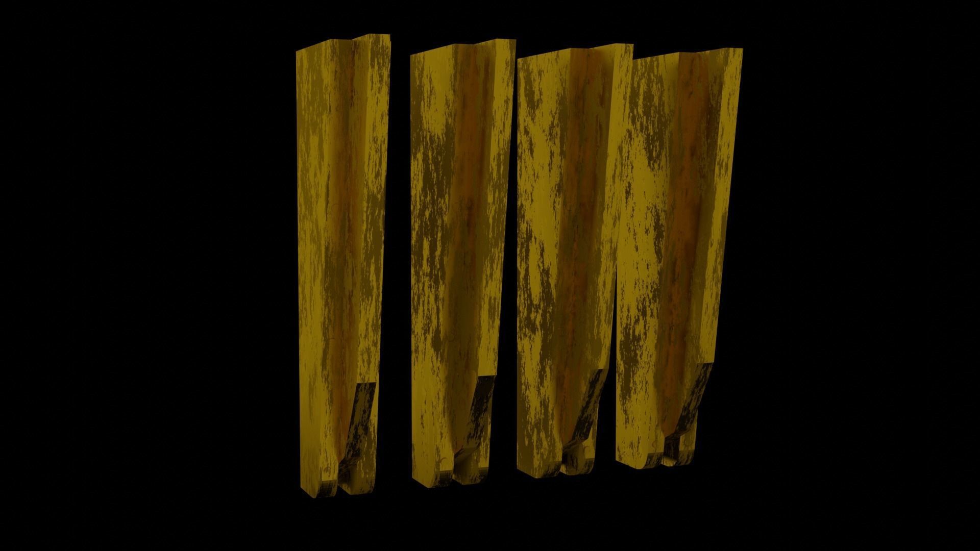 Jabbas Throne Room - Set 5 - Trophy Room 1-12 scale Blackseries 3D print model_64