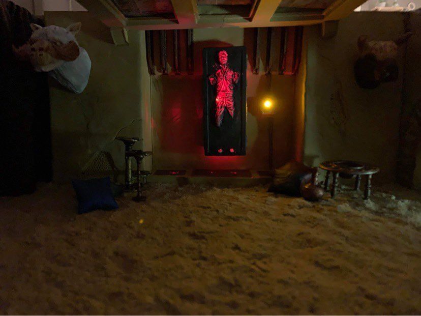 Jabbas Throne Room - Set 5 - Trophy Room 1-12 scale Blackseries 3D print model_68