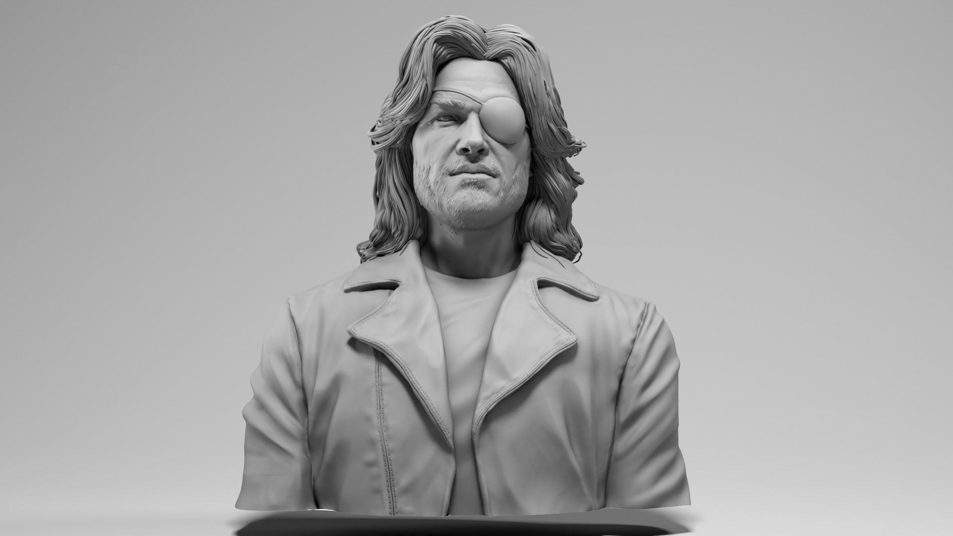 Kurt Russell - Snake Plissken - Escape from New York 3D print model_3