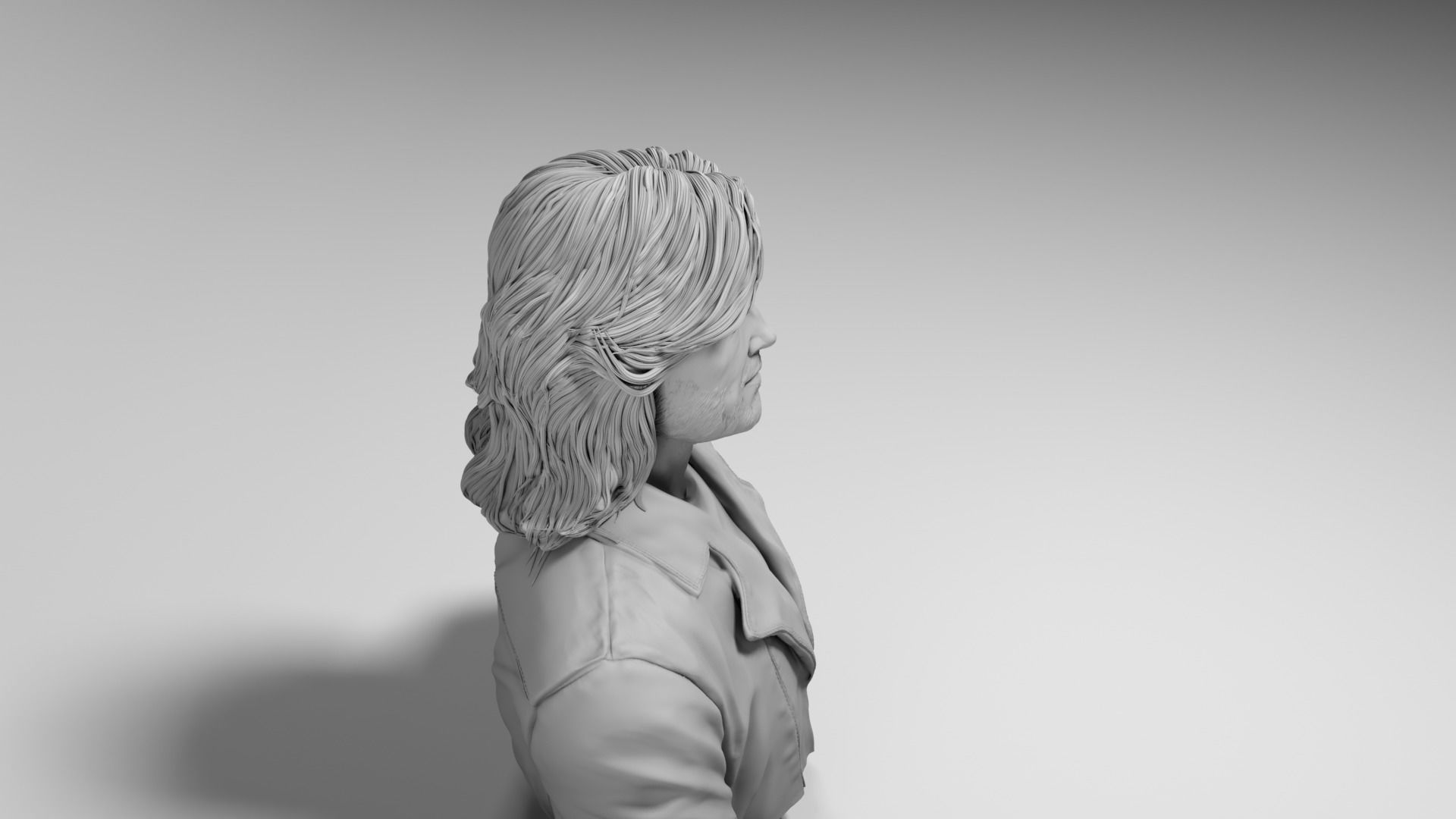 Kurt Russell - Snake Plissken - Escape from New York 3D print model_13