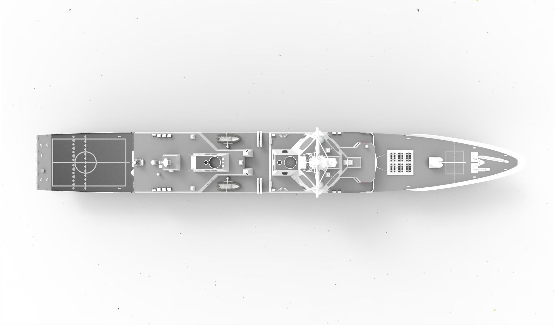 Hobart Class destroyer 3D model_5