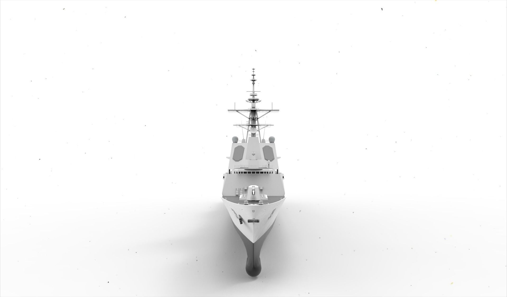 Hobart Class destroyer 3D model_4