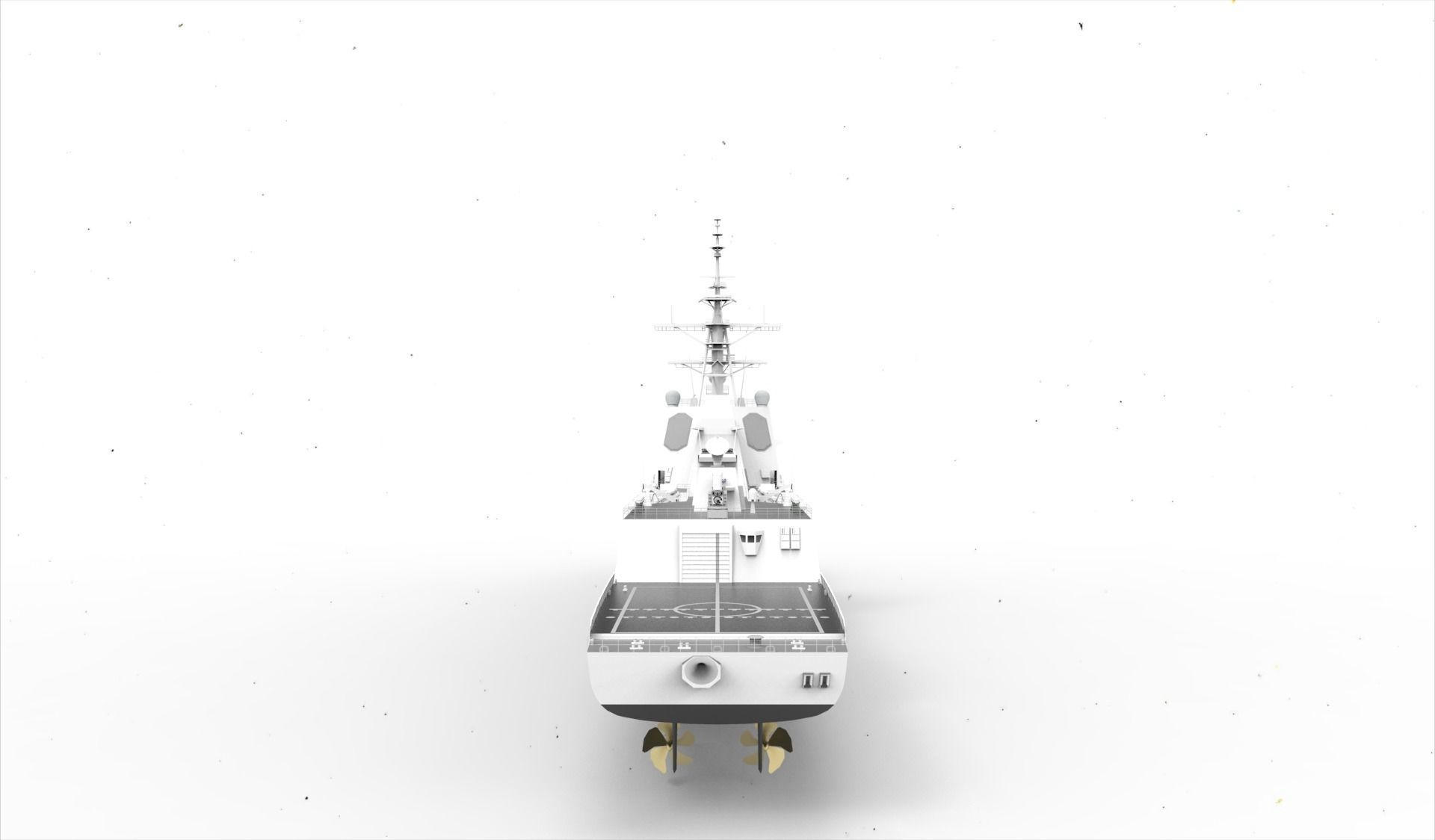 Hobart Class destroyer 3D model_3