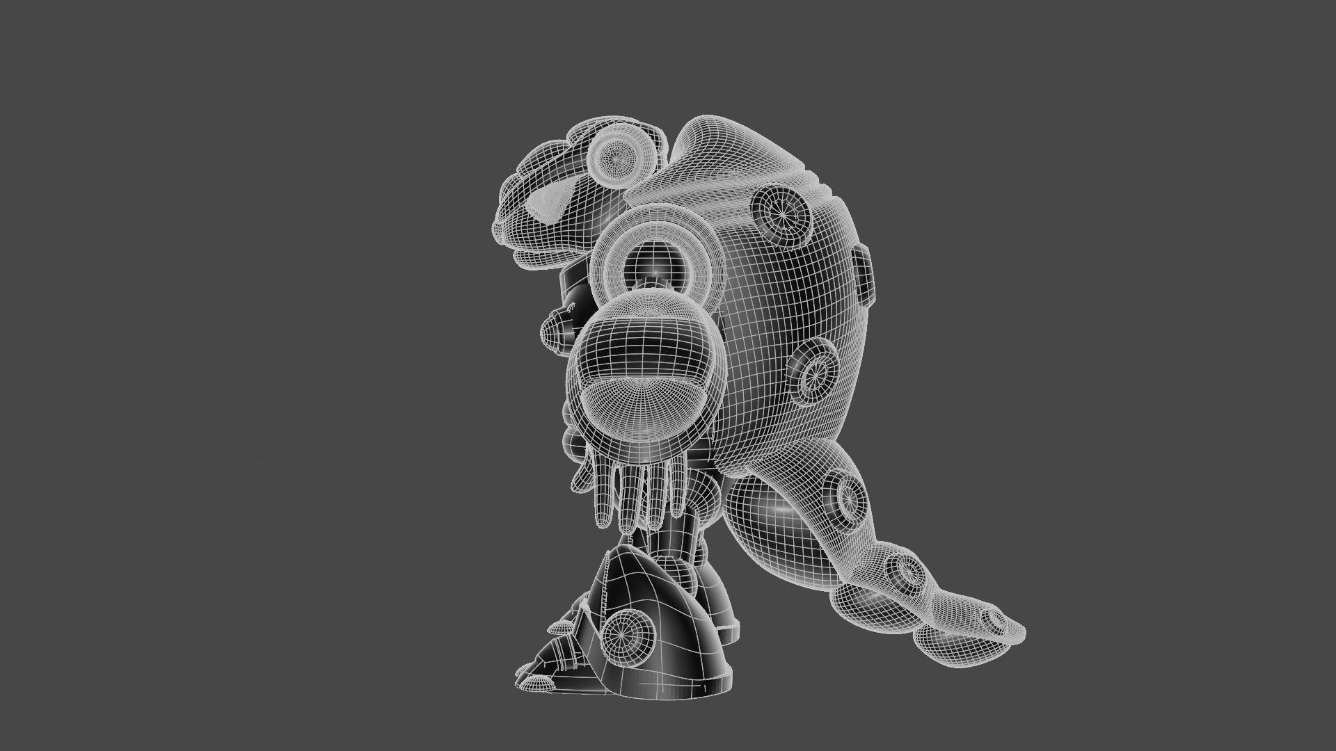 Armored Armadillo 3D model_9