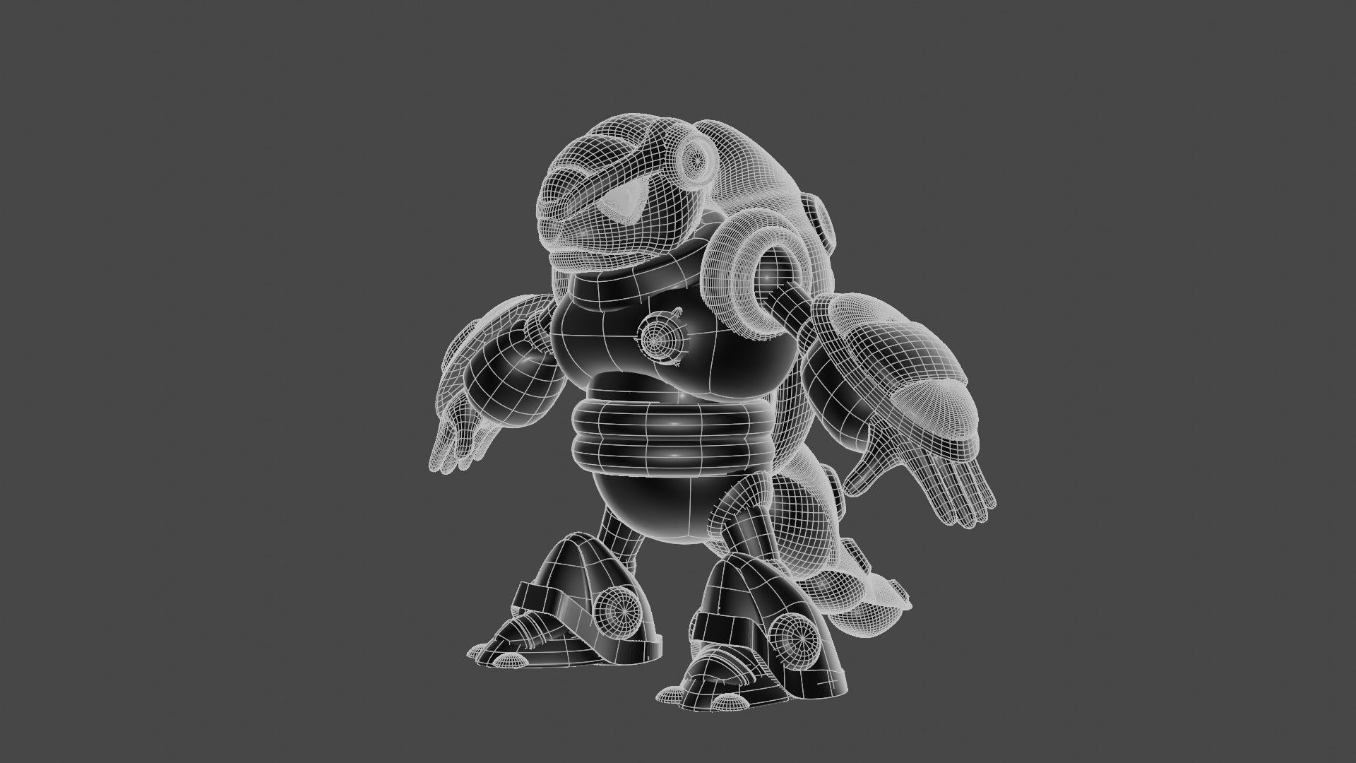 Armored Armadillo 3D model_12