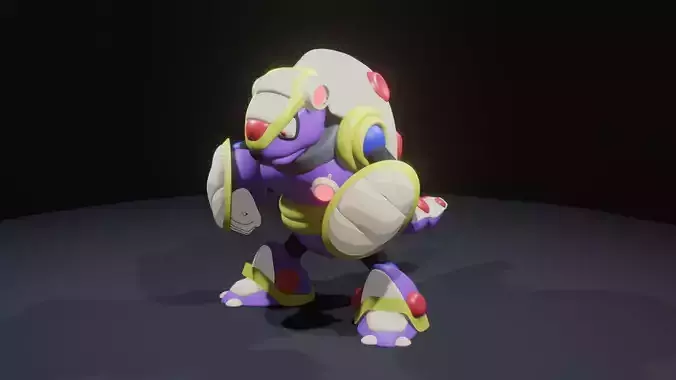 Armored Armadillo 3D model