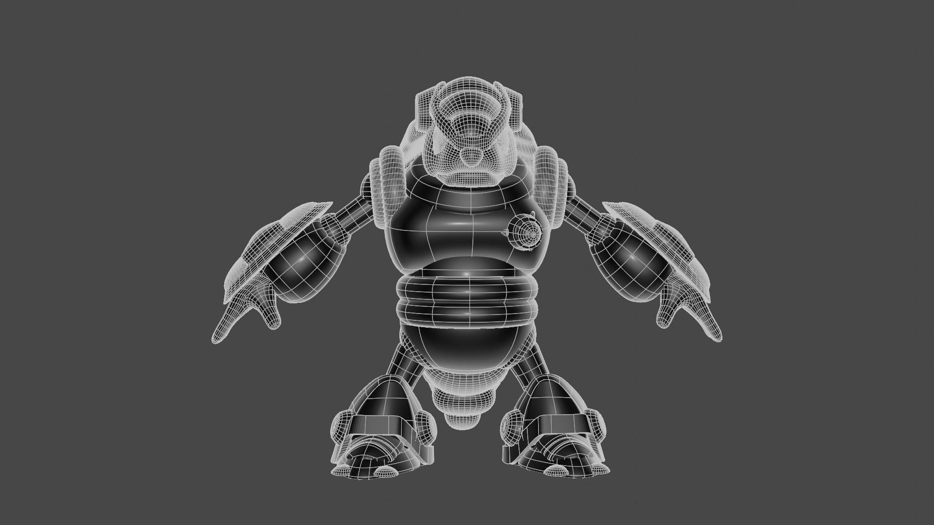 Armored Armadillo 3D model_8