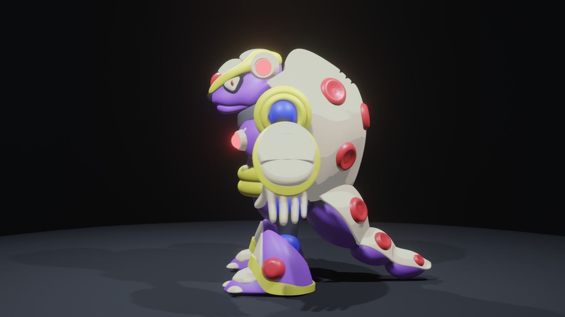 Armored Armadillo 3D model_4