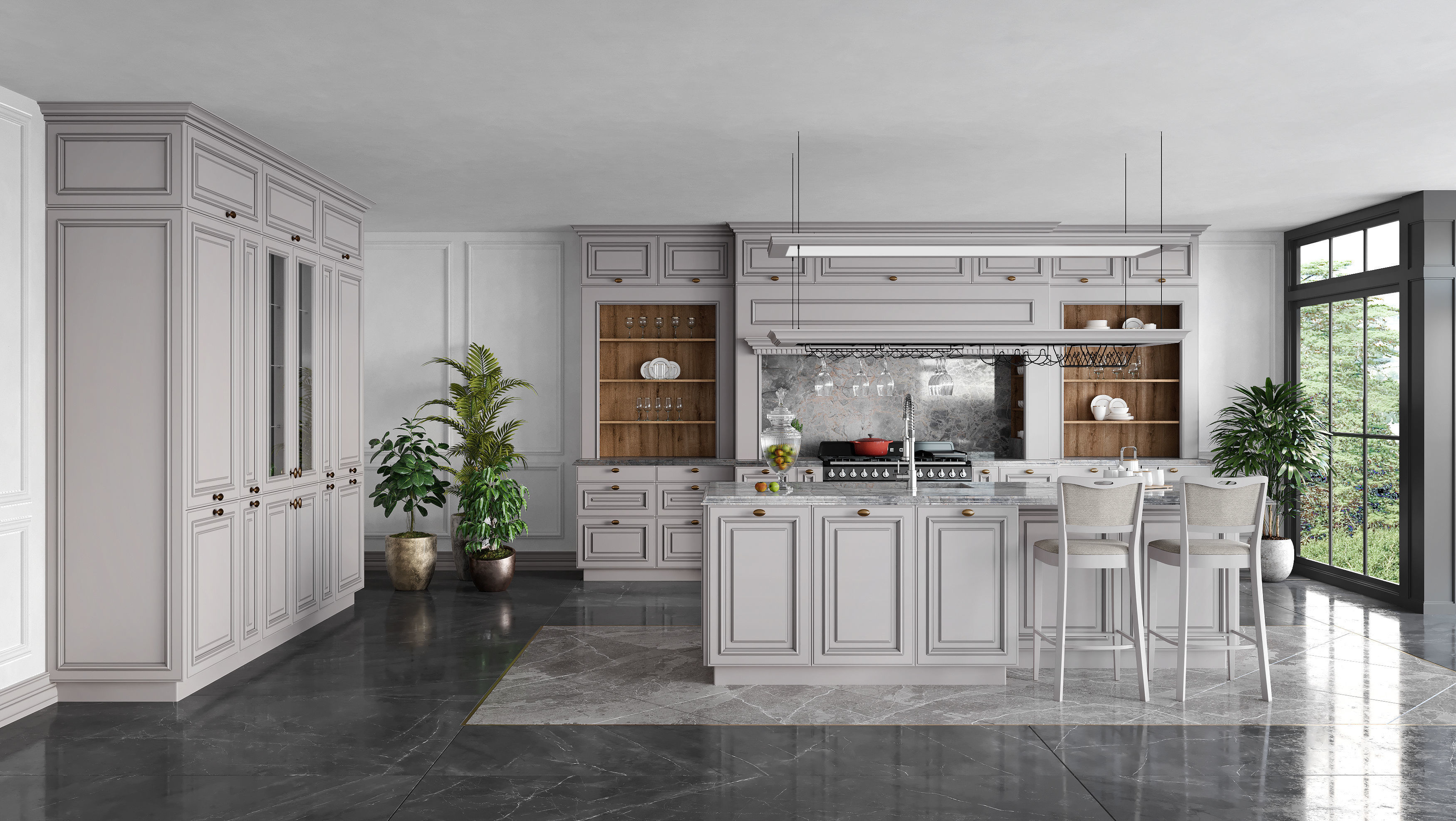 Catalog Sample Kitchen Furniture - Download Scene 3D model_1