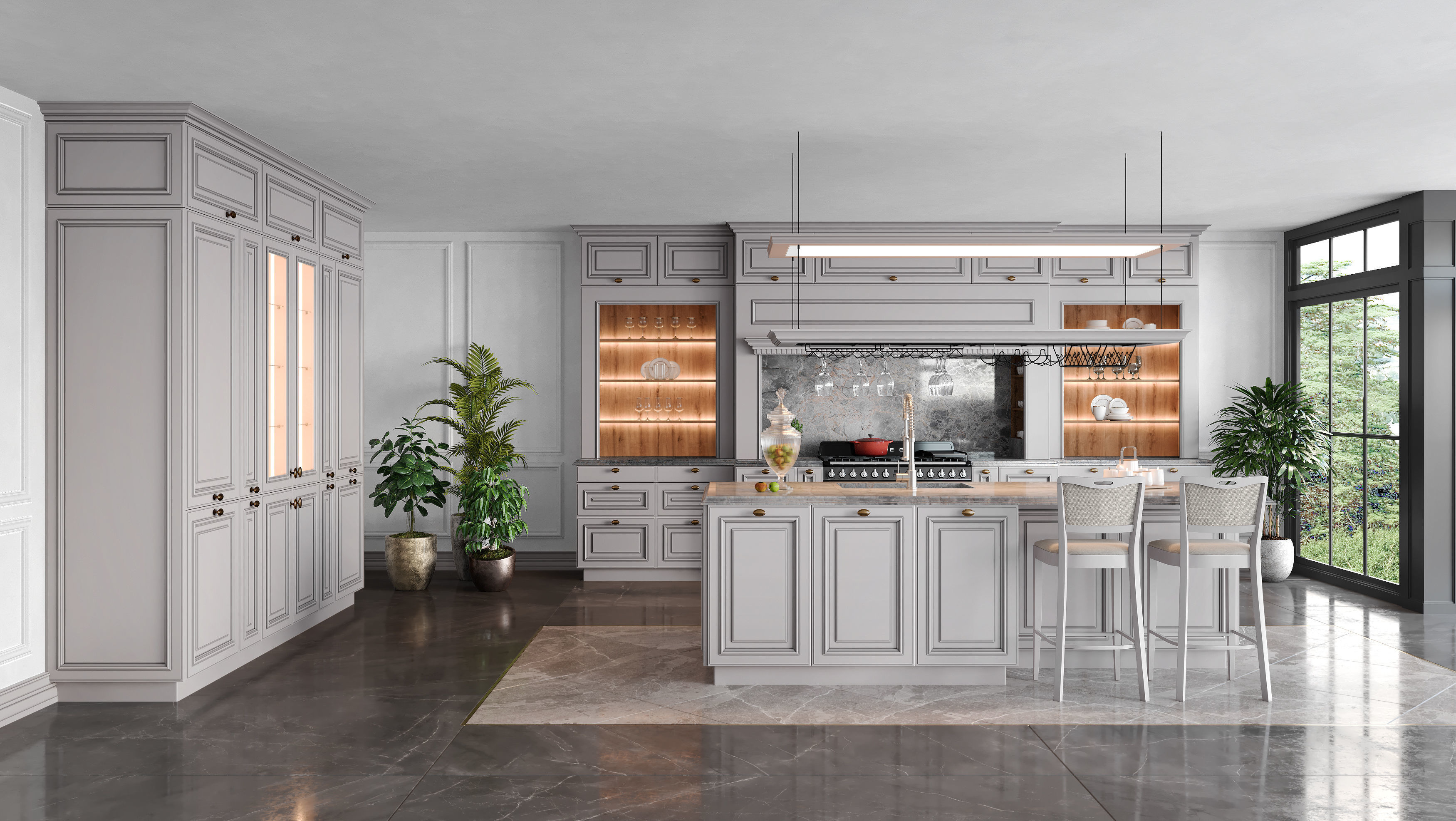 Catalog Sample Kitchen Furniture - Download Scene 3D model_2