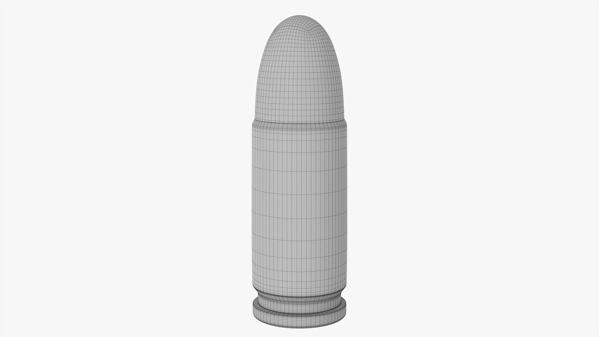 Bullet 9 mm 3D model_5