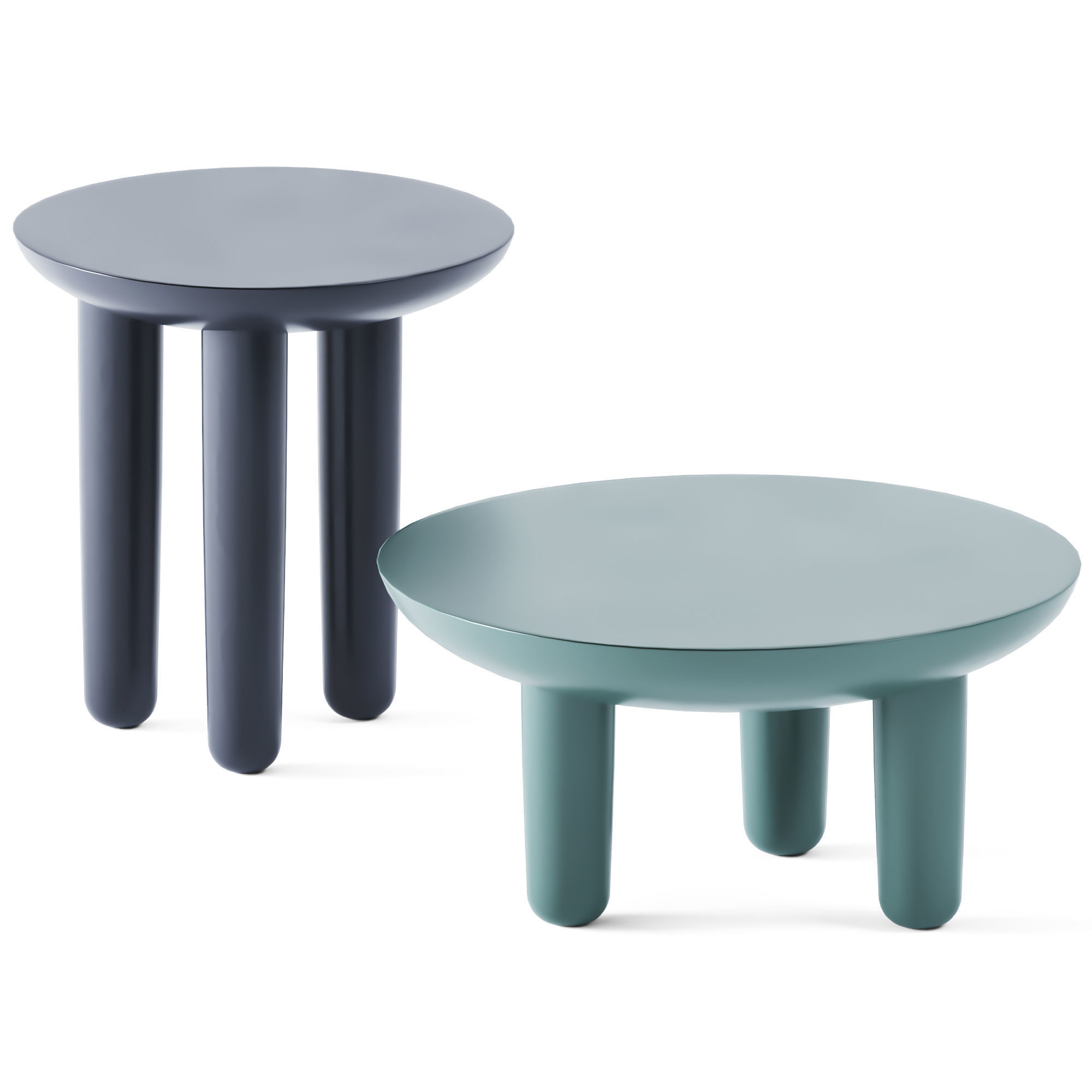 Metal Coffee Tables Hryb Faina Collection 3D model_1