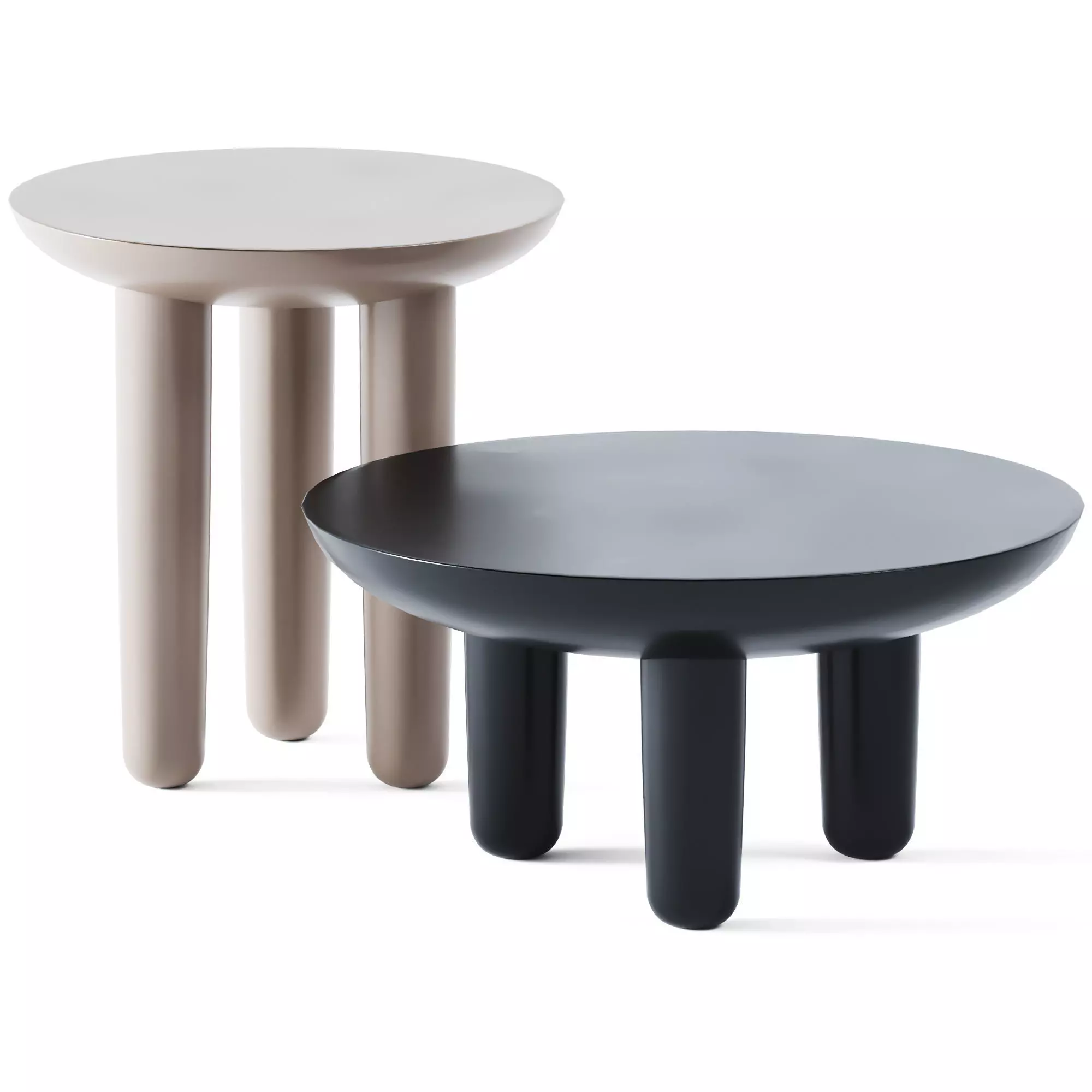 Metal Coffee Tables Hryb Faina Collection 3D model_0