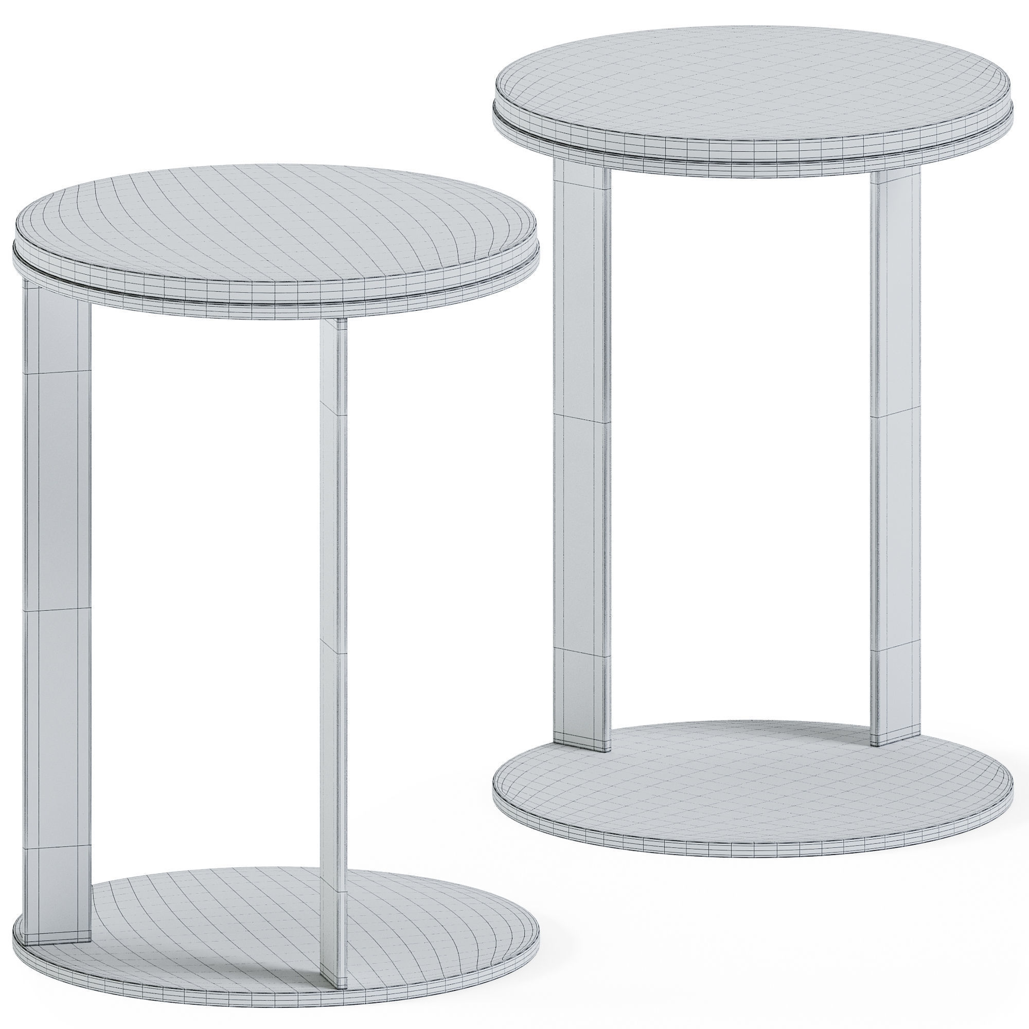 Side Table 9500 017 by Vibieffe 3D model_1