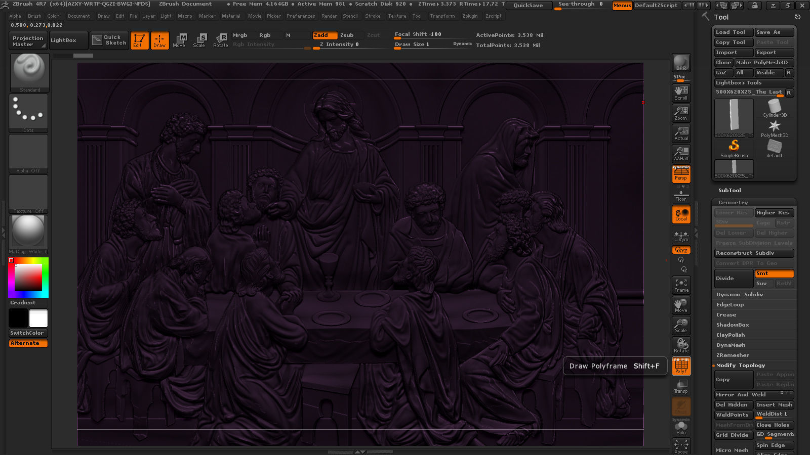 Last Supper cnc router with STL  format 3D print model_48