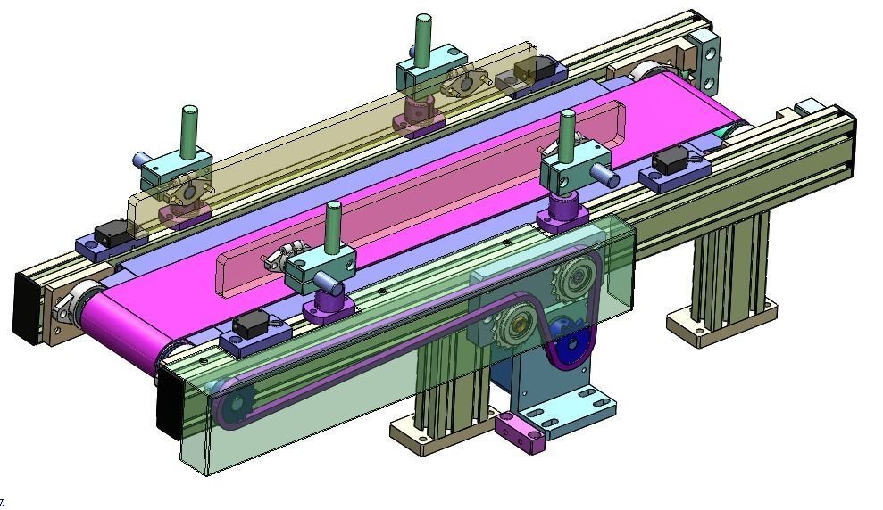 Ultrasonic welding leak detection automatic integrated cup  line 3D model_9