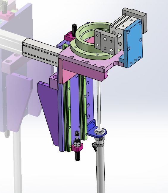 Ultrasonic welding leak detection automatic integrated cup  line 3D model_11