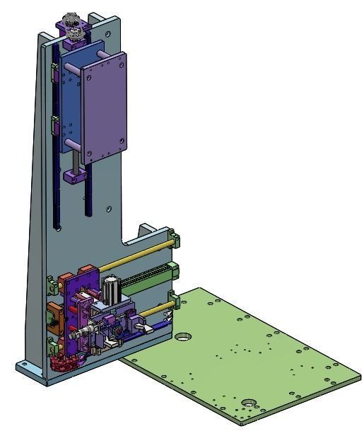 Ultrasonic welding leak detection automatic integrated cup  line 3D model_6