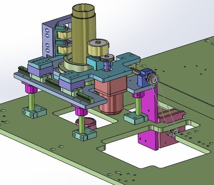 Ultrasonic welding leak detection automatic integrated cup  line 3D model_8