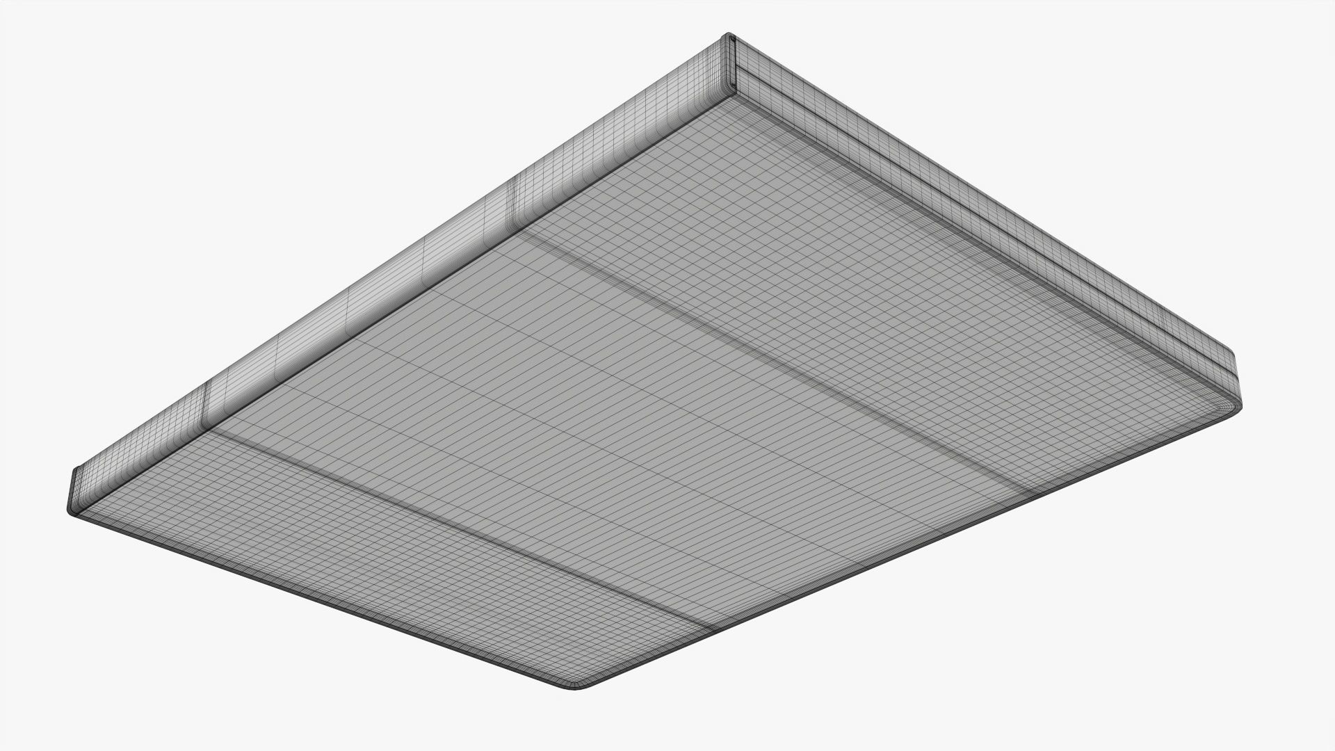 Closed DVD case mockup 3D model_8