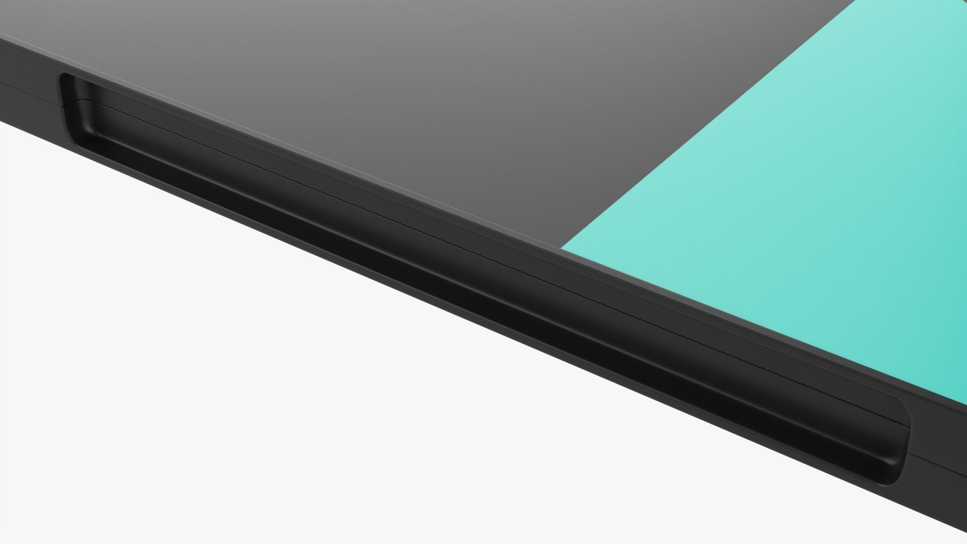 Closed DVD case mockup 3D model_4