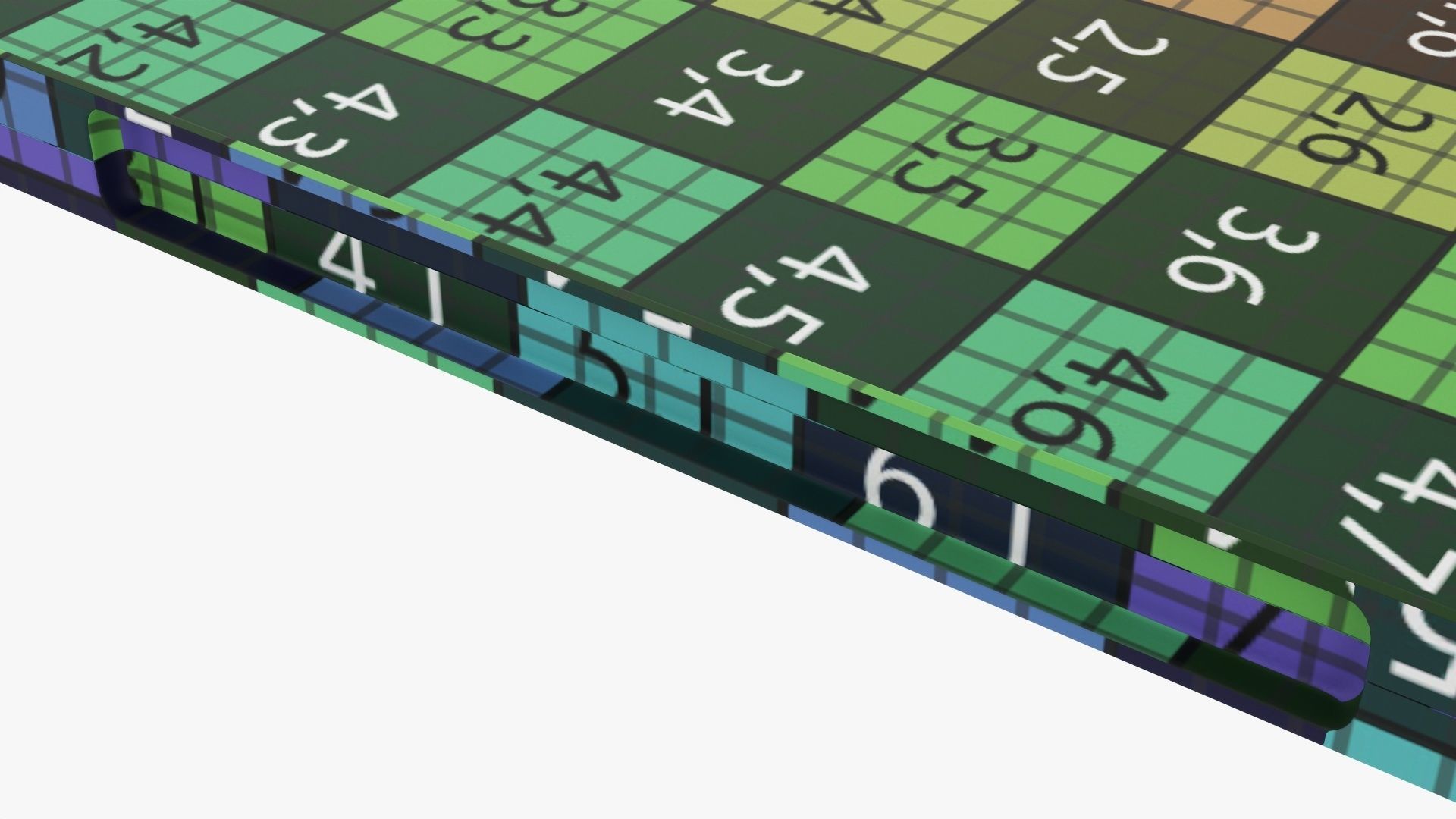 Closed DVD case mockup 3D model_16