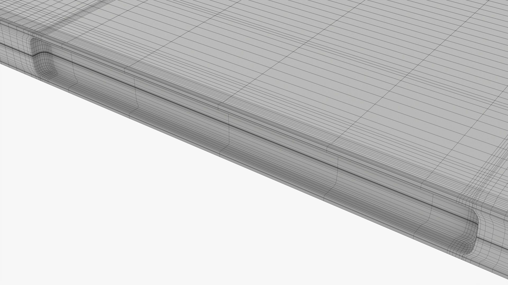 Closed DVD case mockup 3D model_10