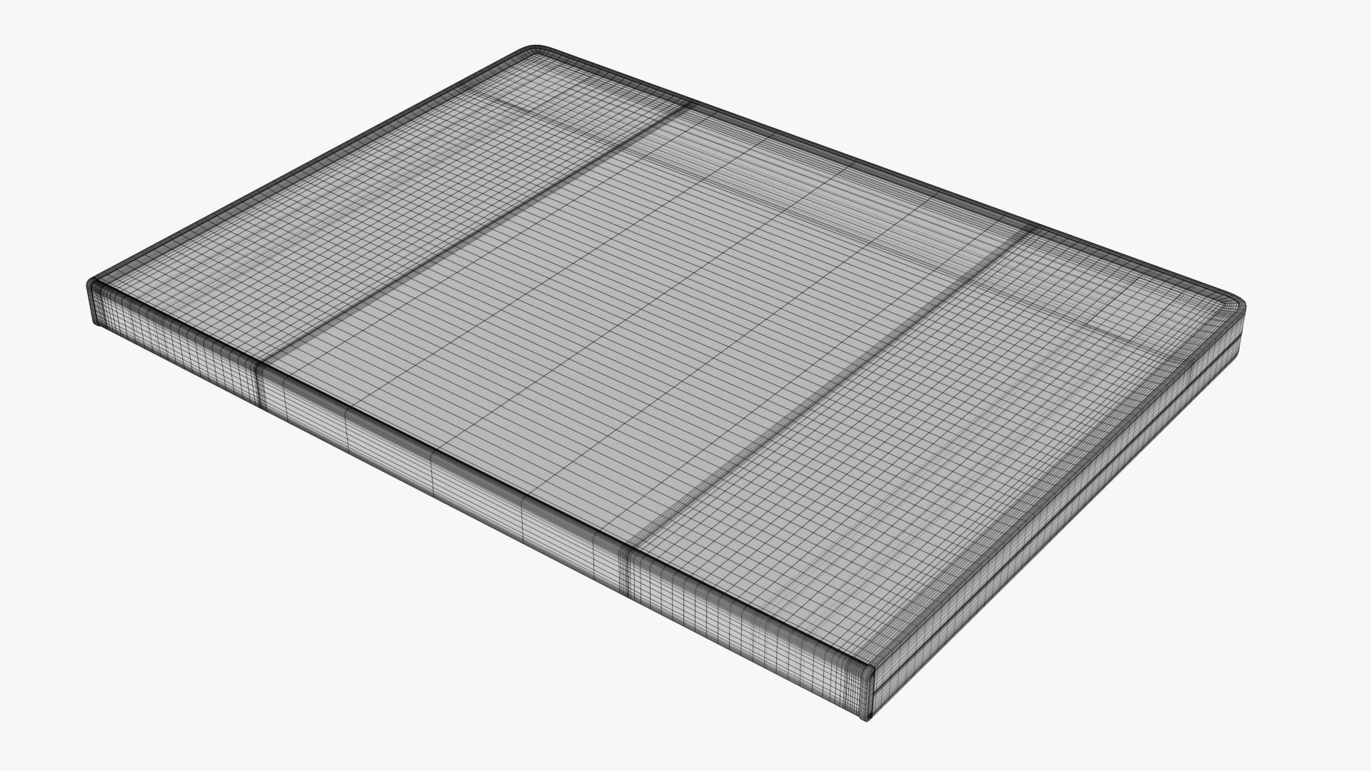 Closed DVD case mockup 3D model_9