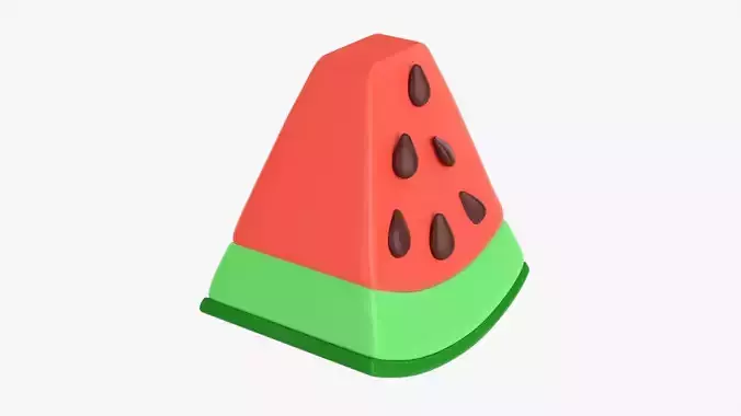 Watermelon piece stylized 