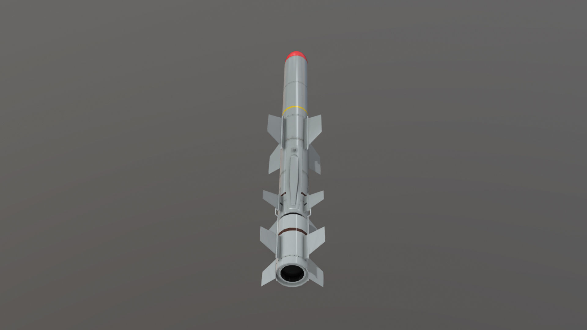 RGM UGM-84D Harpoon Anti-Ship Missile Low-poly 3D model_3