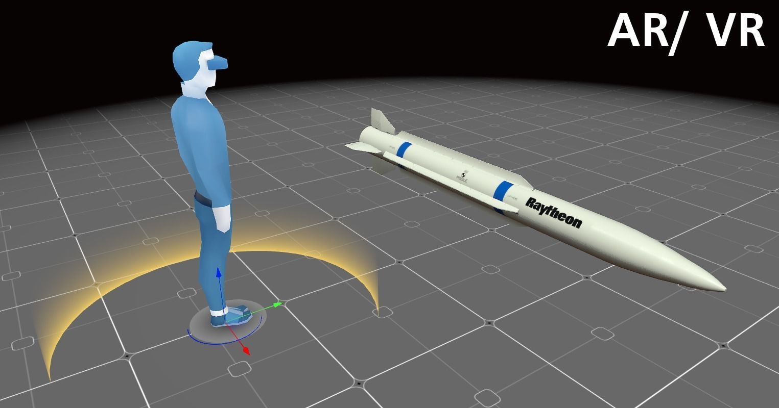 Peregrine Missile Low-poly 3D model_19