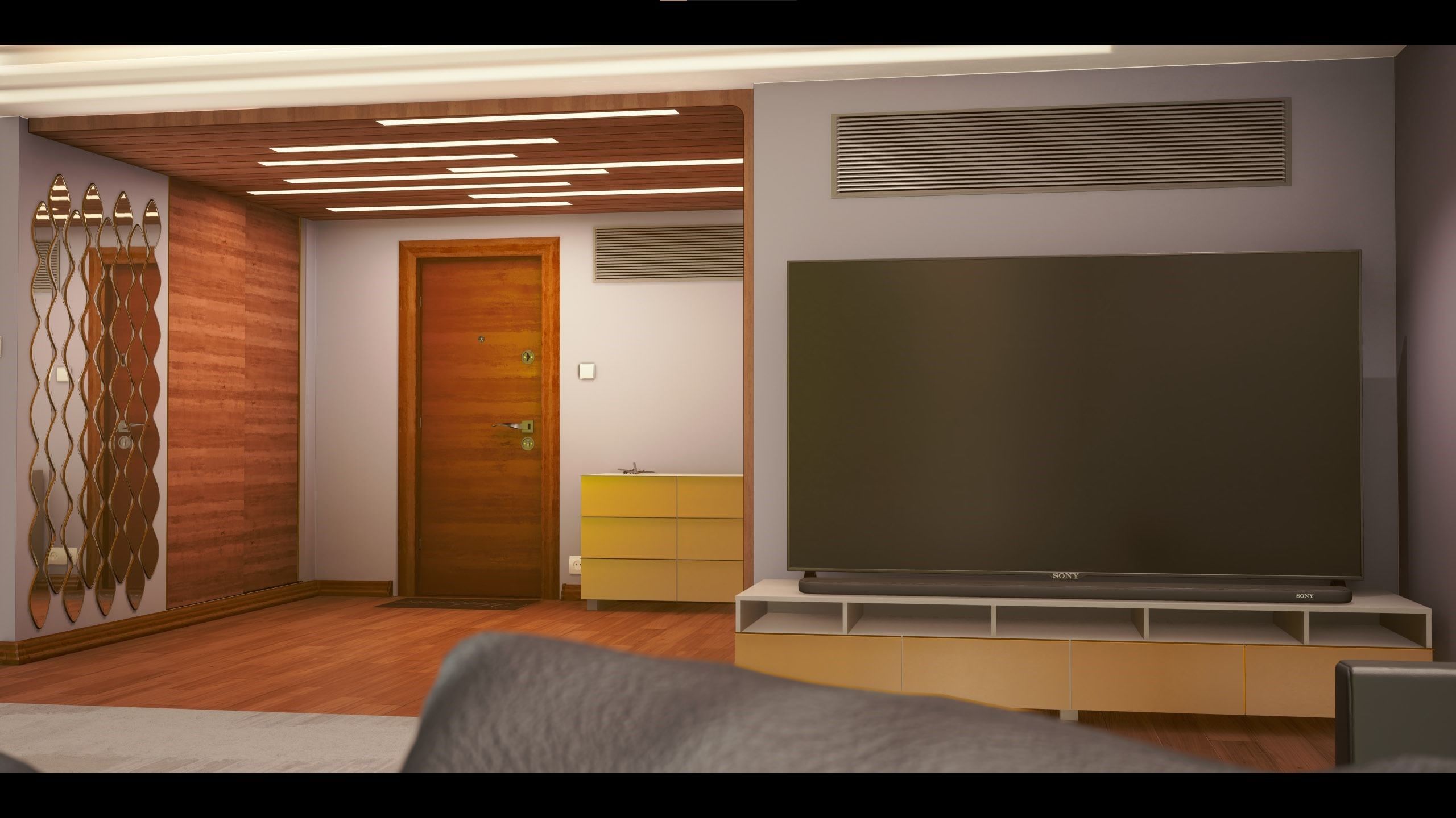 Realistic PBR apartment UE4 3D model_19